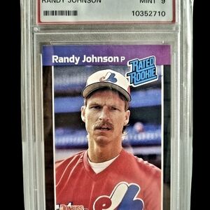 Randy Johnson Rated Rookie Baseball Card